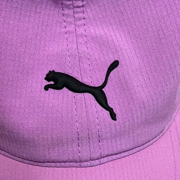 Lavender Puma Baseball Cap with Curved Brim and Adjustable Fit - Picture 6 of 7
